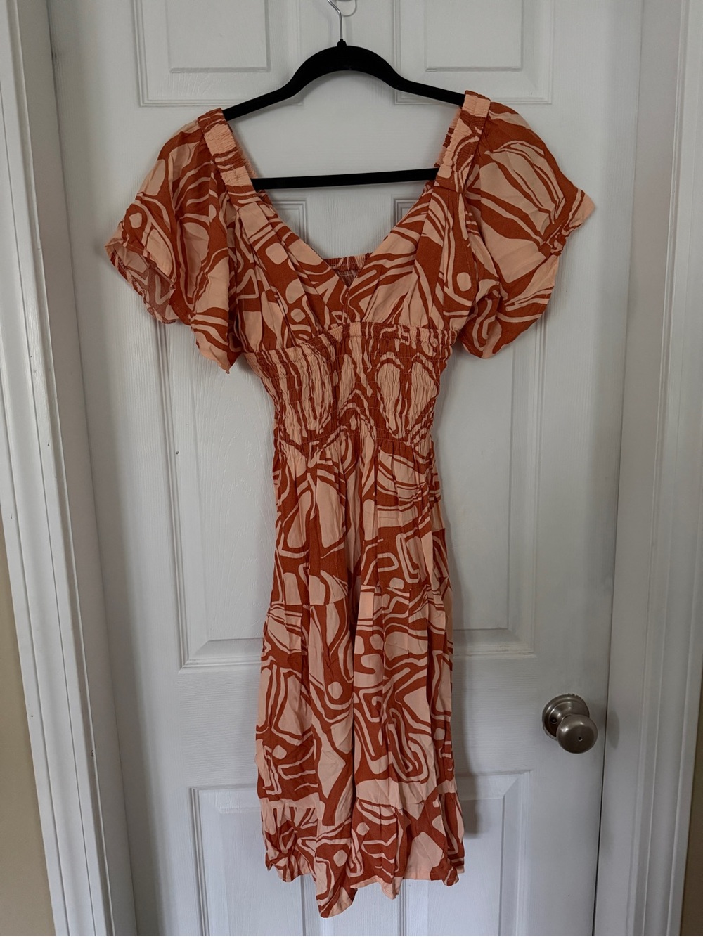 Abstract midi dress - made in Brazil